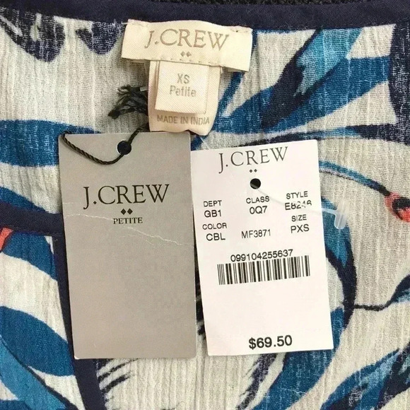 J. Crew Factory Multicolor Floral Coverup/Tunic Summer Spring Size  XSP—… - Picture 5 of 7